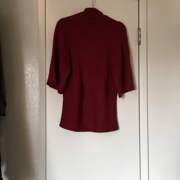 Rgl New York Burgundy Cowl Neck NWOT - Picture 2 of 6